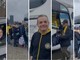 Popolo giallonero in partenza da Castronno