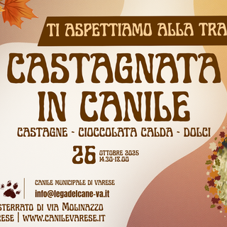 Il Canile di Varese apre le porte per la tradizionale Castagnata in Canile