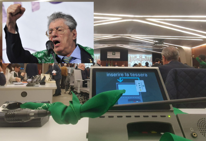 In Regione il ricordo di Bossi. Fontana: «Ha aperto una strada che altri continuano a percorrere»