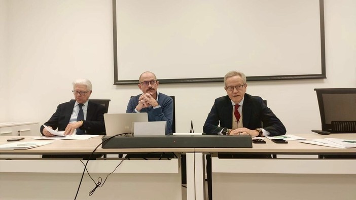 I vertici di Coinger alla conferenza stampa tenutasi stamattina