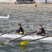 I ragazzi della Canottieri Luino impegnati in gara nella giornata di ieri