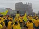 Coldiretti fuori dal Parlamento Europeo di Strasburgo