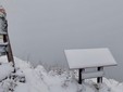La neve al belvedere del Campo dei Fiori (Foto Andrea Tamborini ripostate dal Comune di Varese)