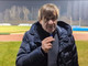 Claudio Milanese, patron della Solbia, intervistato dopo l'approdo alla finale di Coppa Italia Claudio Milanese, patron della Solbia, intervistato dopo l'approdo alla finale di Coppa Italia