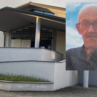 La chiesa di Santa Maria Nascente a Nizzolina. Nel riquadro, Luigi Airoldi