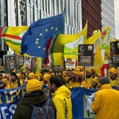 La delegazione di Coldiretti Varese in manifestazione a Bruxelles La delegazione di Coldiretti Varese in manifestazione a Bruxelles