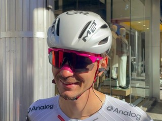 Alessandro Covi in piazza Monte Grappa