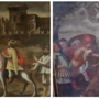 I due dipinti ritrovati dai carabinieri I due dipinti ritrovati dai carabinieri
