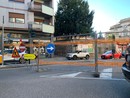 È stata attivata oggi la deviazione obbligatoria per chi arriva da largo Flaiano all'incrocio tra via Magenta (percorribile nel tratto dell'ex Caserma solo dal centro in direzione autostrada) e via Piave