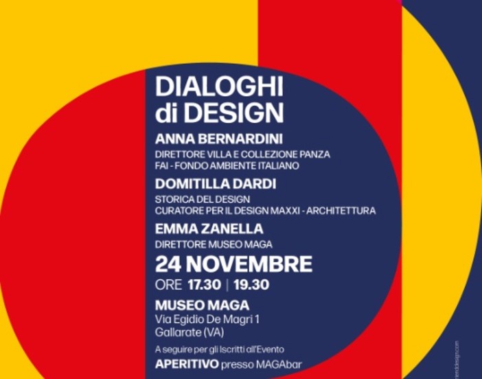 Al Maga di Gallarate ultimo appuntamento della rassegna “Dialoghi di Design”