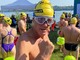 Edoardo Bulgheroni è pronto per nuotare nel Lago di Varese
