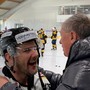 Il saluto tra due grandi coach: Edo Raimondi e Massimo Da Rin
