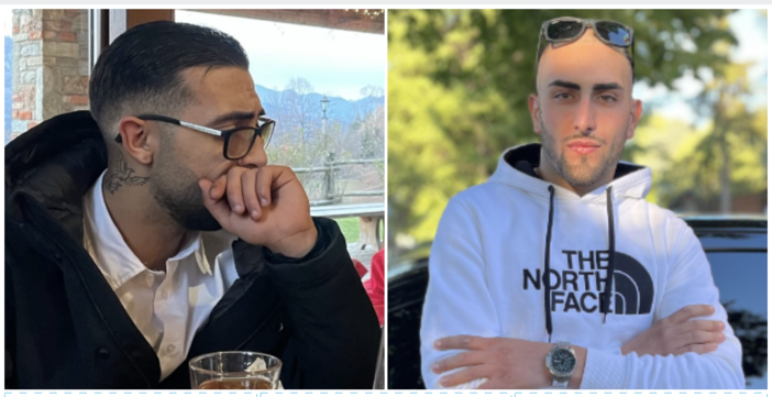 Da sinistra: Michele Forastieri Cosenza ed Emanuele Accomando. Avevano 22 e 25 anni