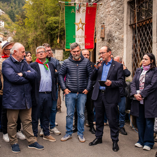 Il deputato varesino Ferrara nel luogo della strage nazifascista: «La vergogna non si sdogana»