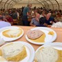 La polenta, regina alla Festa della Montagna organizzata dagli Alpini La polenta, regina alla Festa della Montagna organizzata dagli Alpini