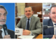 Da sinistra: il presidente Fontana e i consiglieri Ferrazzi e Marrelli