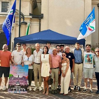 Busto, FdI in piazza: «Sul candidato sindaco serve un’accelerata. I vannacciani? Non ci fanno paura» Busto, FdI in piazza: «Sul candidato sindaco serve un’accelerata. I vannacciani? Non ci fanno paura»