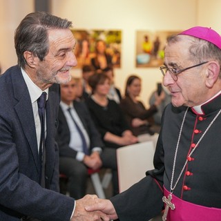 L’arcivescovo Delpini festeggia 75 anni. Fontana: «Un punto di riferimento per tutta la Lombardia» L’arcivescovo Delpini festeggia 75 anni. Fontana: «Un punto di riferimento per tutta la Lombardia»
