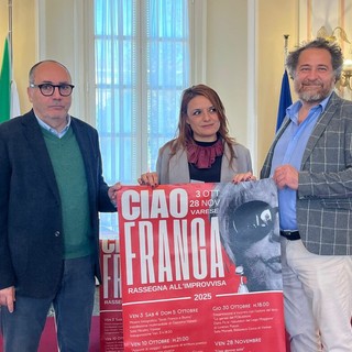 Presentata stamattina in Comune a Varese la terza edizione di &quot;Ciao Franca&quot;