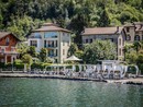 La spiaggia Fiammetta sul lungolago di Porto Ceresio