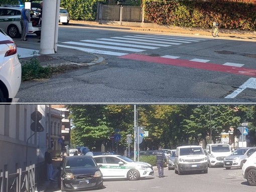 Sopra la bici in via Ferrini, sotto viale Duca d'Aosta Sopra la bici in via Ferrini, sotto viale Duca d'Aosta