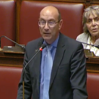 Antonio Ferrara ieri sera alla Camera