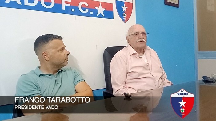 Vado, il presidente Tarabotto conferma l'iscrizione in C: «Potremmo giocare le gare interne a Novara» (VIDEO) Vado, il presidente Tarabotto conferma l'iscrizione in C: «Potremmo giocare le gare interne a Novara» (VIDEO)