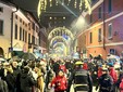 Le immagini del Falò di Sant'Antonio questa sera in piazza della Motta a Varese
