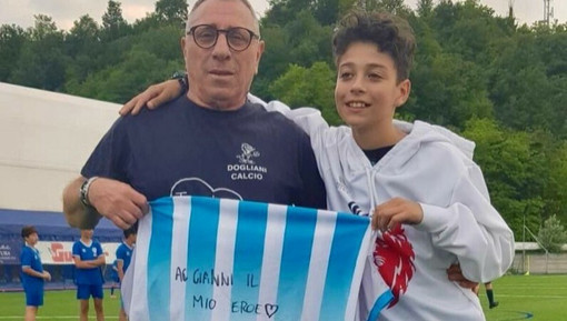 La foto del primo incontro tra Gianni Spinosa e Gabriele Brizio