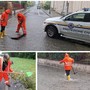 Via Roma sott'acqua e tombini in Valle da liberare: la giornata della Protezione civile di Gorla Maggiore