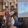Suor Maria Gloria Riva delle Suore Adoratrici e critico d'arte al Sacro Monte per il Giubileo degli artisti