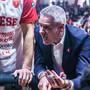 Giannis Kastritis, coach della Openjobmetis Varese )foto Fabio Averna)