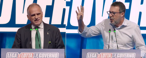 Congresso, Garavaglia: «Invertiamo il trend». Salvini lancia il nuovo simbolo: «Lega Italia Federale» Congresso, Garavaglia: «Invertiamo il trend». Salvini lancia il nuovo simbolo: «Lega Italia Federale»
