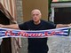 Giannino Gallazzi. Sotto, la festa nel giorno della promozione Giannino Gallazzi. Sotto, la festa nel giorno della promozione