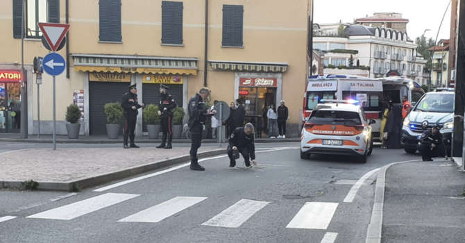Investimento in piazza Risorgimento a Gallarate: feriti una bambina di tre anni e un uomo