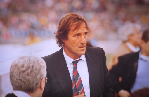 Giovanni Galeone nella foto postata dal Pescara Calcio per ricordarlo (www.pescaracalcio.com)