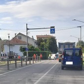 L'incidente in via Morelli a Olgiate