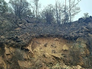 Alcune immagini dell'incendio pubblicata da OssolaNews.it