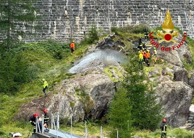 I soccorsi sul luogo della tragedia
