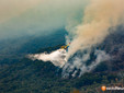 Alcune immagini dell'incendio pubblicata da OssolaNews.it