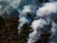 Alcune immagini dell'incendio pubblicata da OssolaNews.it