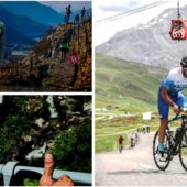 Stefano Galante, 52 anni il 14 agosto, spinge sulle salite dell'amata Valtellina