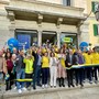 Taglio del nastro all'ingresso di piazza San Vittore per l'innovativo negozio Ikea nel cuore di varese