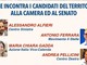 Aime incontra i candidati del territorio: confronto all'americana in piazza Monte Grappa Aime incontra i candidati del territorio: confronto all'americana in piazza Monte Grappa