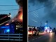 VIDEO. Incendio devasta il locale Buena Vista, colonna di fumo visibile a chilometri e viabilità difficoltosa