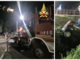 I vigili del fuoco al lavoro sul luogo dell'incidente a Ispra I vigili del fuoco al lavoro sul luogo dell'incidente a Ispra