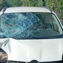 L'auto coinvolta nell'incidente (foto LuinoNotizie.it) L'auto coinvolta nell'incidente (foto LuinoNotizie.it)