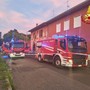 Fiamme a Busto: incendio in un edificio in via Motta