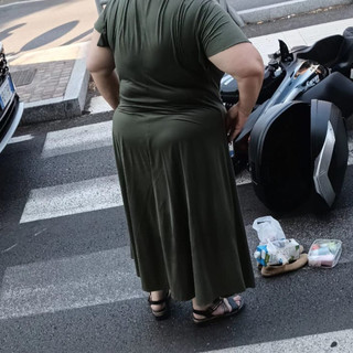 L'incidente in viale Borri sulle strisce pedonali nei pressi del Bar Nilo