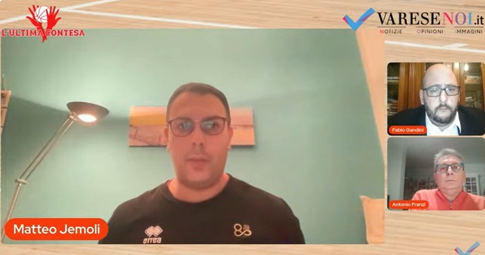 Matteo Jemoli, ospite ieri sera de L'Ultima Contesa